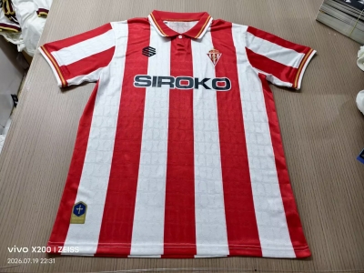 2627 Gijon Home Soccer Jersey S-4XL